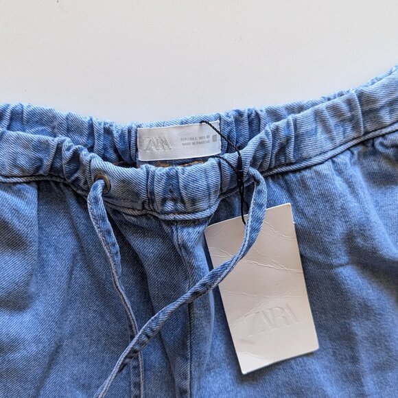 Zara Denim - Women's Zara Wide leg pull on Jeans, large, new with tags